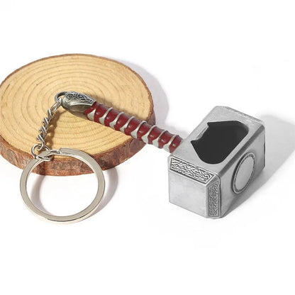 Llavero martillo de Thor abrebotellas