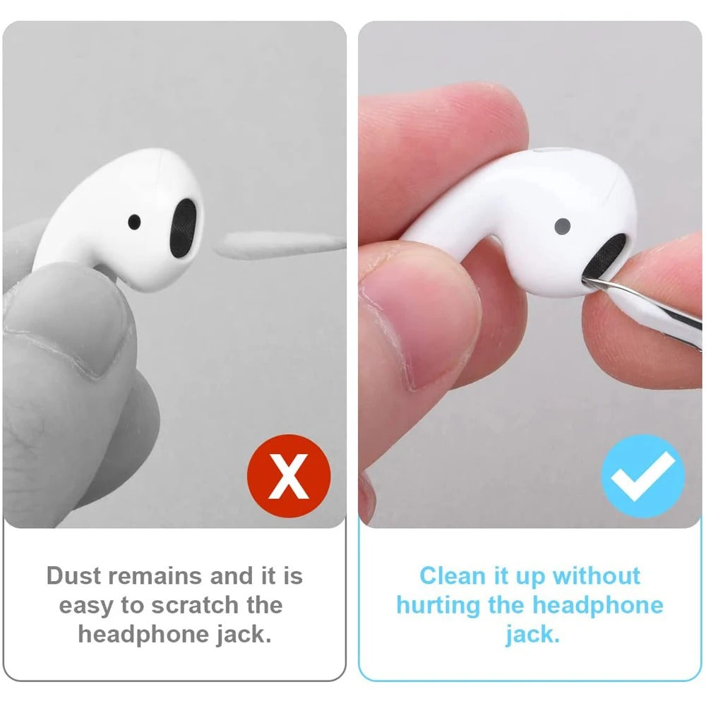 Herramientas de limpieza para auriculares