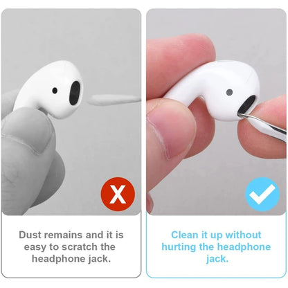 Herramientas de limpieza para auriculares