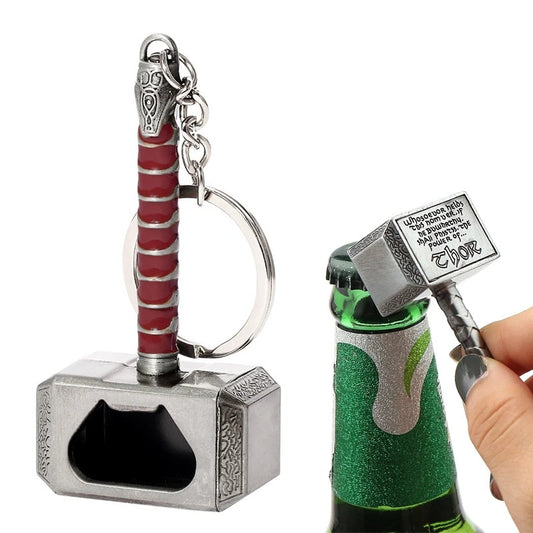 Llavero martillo de Thor abrebotellas